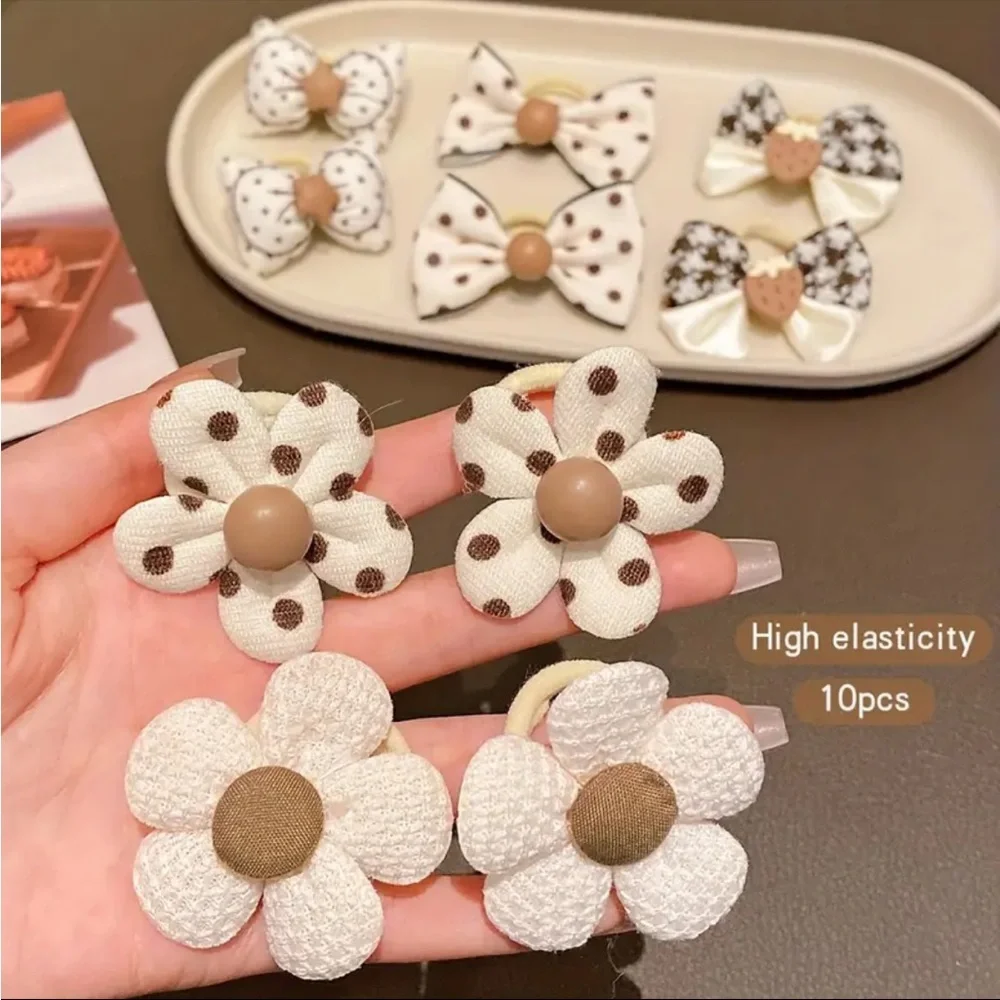 Girls Honey Style 10-Piece Hair Accessory Set - NIP